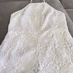 White halter neck excellent condition romper